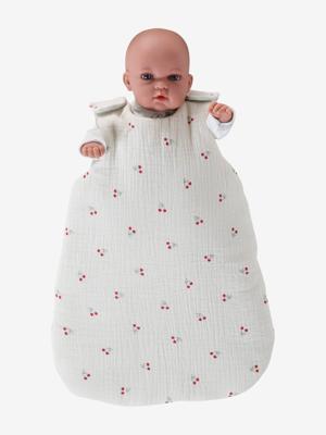 Omkeerbare poppentrappelzak CHERRY rood