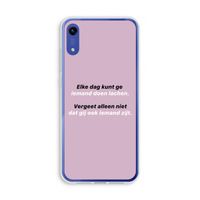 gij zijt ook iemand: Honor Play 8A Transparant Hoesje