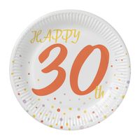 Borden 30 jaar - 8 stuks