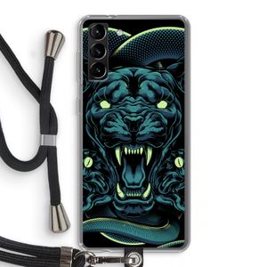 Cougar and Vipers: Samsung Galaxy S21 Plus Transparant Hoesje met koord