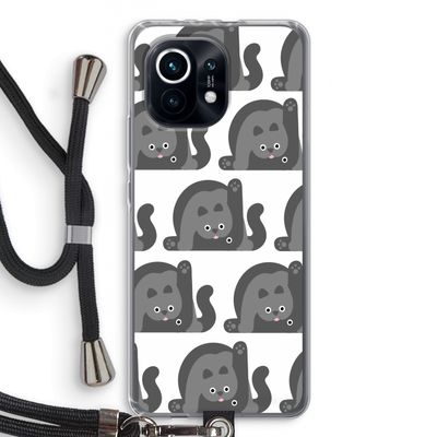 Cats: Xiaomi Mi 11 Transparant Hoesje met koord