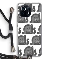 Cats: Xiaomi Mi 11 Transparant Hoesje met koord