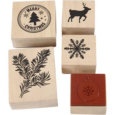 Creativ Company Stempelset, kerstmis, 5 div/ 1 doos