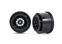 Traxxas Wheels, Weld Gloss Black (rear) (2) (TRX-9473) - thumbnail