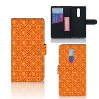 OnePlus 7 Pro Telefoon Hoesje Batik Oranje - thumbnail