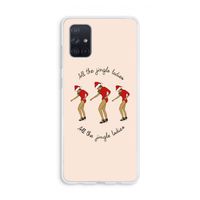 Jingle Ladies: Galaxy A71 Transparant Hoesje