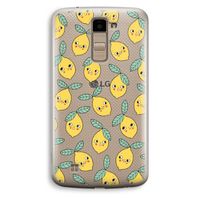 Citroenen: LG K10 (2016) Transparant Hoesje Citroenen: LG K10 (2016) Transparant Hoesje