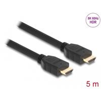 DeLOCK 82004 HDMI kabel 5 m HDMI Type A (Standaard) Zwart - thumbnail