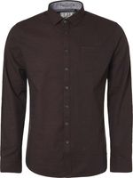 Shirt, l/sl, yarn dyed dots chili - thumbnail