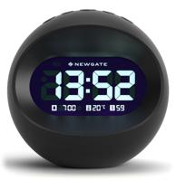 Newgate Centre Of The Earth LCD Alarm Klok - Zwart Newgate Centre Of The Earth LCD Alarm Klok - Zwart
