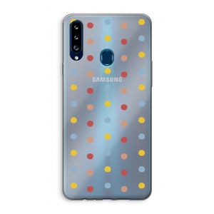 Bollen: Samsung Galaxy A20s Transparant Hoesje