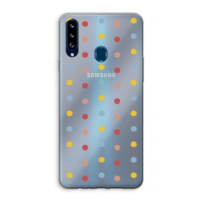 Bollen: Samsung Galaxy A20s Transparant Hoesje