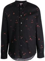 PS Paul Smith Katoenen overhemd - Zwart - thumbnail