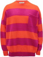 JW Anderson haut à rayures horizontales - Rose