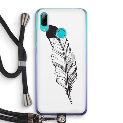 Pluim: Huawei P Smart (2019) Transparant Hoesje met koord
