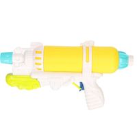 1x Waterpistolen/waterpistool geel/wit van 34 cm kinderspeelgoed 1x Waterpistolen/waterpistool geel/wit van 34 cm kinderspeelgoed