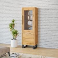 Home365 Vitrinekast Halmstad - 2-deurs - Wotan Eiken