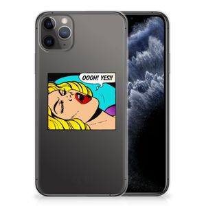 Apple iPhone 11 Pro Max Silicone Back Cover Popart Oh Yes