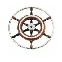 Titan Marine Stuurwiel T3/42 - Mahonie Hout/rvs 42cm