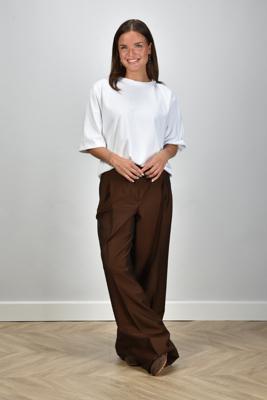 RÓHE broek 416-30-024 mahogany