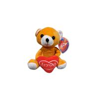 Hart teddybeer 12cm 2 assorti