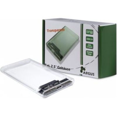 Inter-Tech 88884092 behuizing voor opslagstations 2.5 Transparant