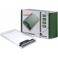 Inter-Tech 88884092 behuizing voor opslagstations 2.5 Transparant