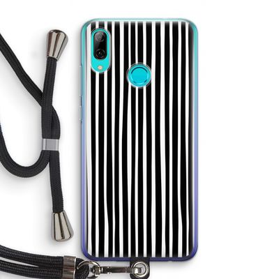 Stripes: Huawei P Smart (2019) Transparant Hoesje met koord