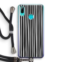 Stripes: Huawei P Smart (2019) Transparant Hoesje met koord