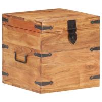 Kist 40x40x40 cm massief acaciahout