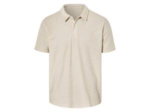 LIVERGY Heren poloshirt (Beige, M)
