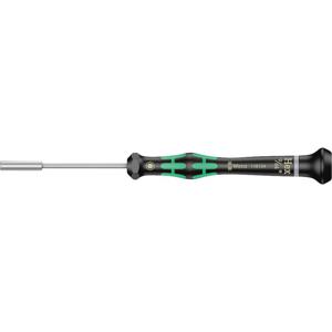 Wera 2069 Dopschroevendraaier Elektronica en fijnmechanica Sleutelbreedte (metrisch): 3.6 mm Sleutelbreedte (inch): 9/64 inch Koplengte: 60 mm