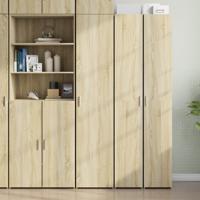 Hoge kast 40x42,5x185 cm bewerkt hout sonoma eikenkleurig