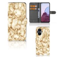 OPPO Reno 8 Lite | OnePlus Nord N20 | Bookcase | Marmer Goud