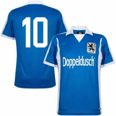 TSV 1860 München Retro Voetbalshirt 1980-1981 + Nummer 10