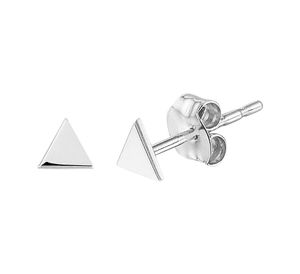 TFT Oorknoppen Driehoek Witgoud Glanzend 4.5 mm x 4.5 mm