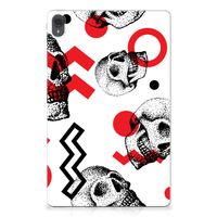 Tablet BackCover Lenovo Tab P11 | P11 Plus Skull Red - thumbnail