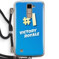 Victory Royale: LG K10 (2016) Transparant Hoesje met koord