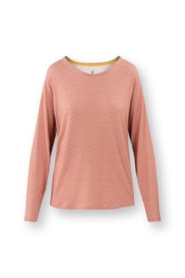 Pip Studio Pip Studio Tina Long Sleeve Top Thousand Leaves Pink L