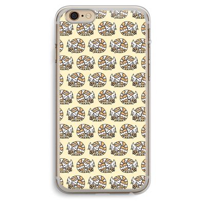 Slapende poes: iPhone 6 Plus / 6S Plus Transparant Hoesje