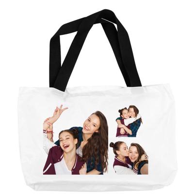 Shoppingbag bedrukken - Wit