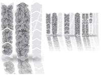 Unleazhed Frame Protection Film Monstera black glossy