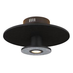 Globo Zwarte plafondlampCarter Ø 38cm met vilt - 15647SD