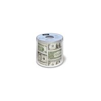 Dollar geld fun toiletpapier 3-laags papier   - - thumbnail