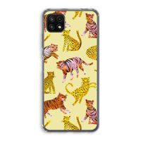 Cute Tigers and Leopards: Samsung Galaxy A22 5G Transparant Hoesje