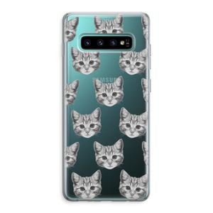 Kitten: Samsung Galaxy S10 Plus Transparant Hoesje