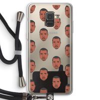 Kanye Call Me?: Samsung Galaxy A8 (2018) Transparant Hoesje met koord