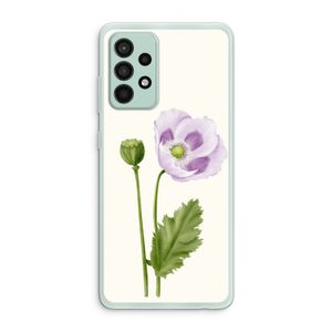 Purple poppy: Samsung Galaxy A52s 5G Transparant Hoesje