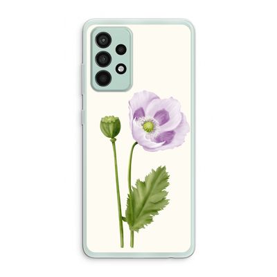 Purple poppy: Samsung Galaxy A52s 5G Transparant Hoesje