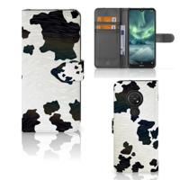 Nokia 7.2 | Nokia 6.2 | Telefoonhoesje | Met pasjeshouder | Koeienvlekken